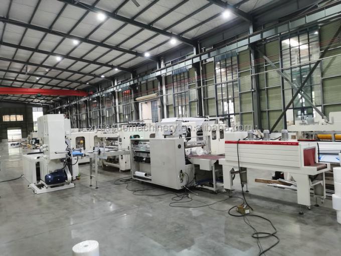 সুন্দর নকশা ডট টু ডট ল্যামিনেশন এমবসিং রান্নাঘর তোয়ালে কাগজ Rewinding মেশিন 11