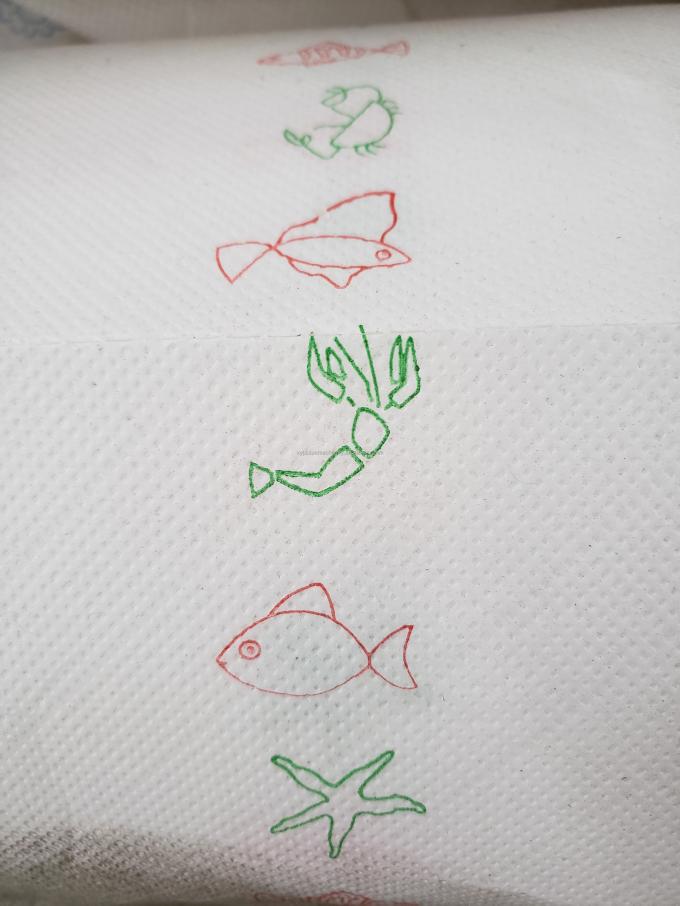 সুন্দর নকশা ডট টু ডট ল্যামিনেশন এমবসিং রান্নাঘর তোয়ালে কাগজ Rewinding মেশিন 10