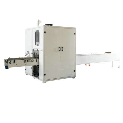 পিএলসি সম্পূর্ণ স্বয়ংক্রিয় লগ সেগ টয়লেট পেপার কাটার মেশিন 150cuts/Min