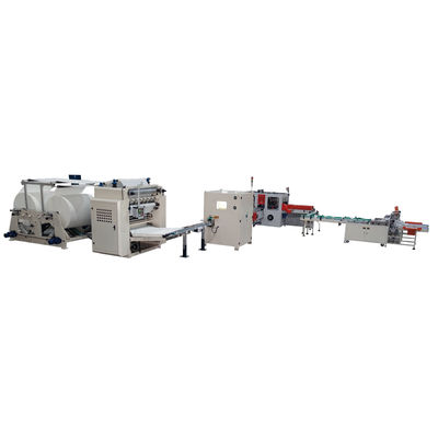 Good business soft bag V fold facial tissue paper making machine complete production line